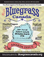 Bluegrass Canada Magazine Issue 13-1 Jan 2019